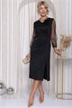 Платье Загадка ночи (черное) П12196-35 П12196-35 - фото 448008