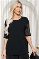 Блуза Богема (черная) Б12229-41 Б12229-41 - фото 448016
