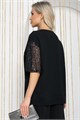 Блуза Богема (черная) Б12229-41 Б12229-41 - фото 448017