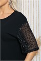 Блуза Богема (черная) Б12229-41 Б12229-41 - фото 448018