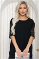 Блуза Богема (черная) Б12229-41 Б12229-41 - фото 448020