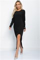 Платье Шери (черное) П11579 П11579 - фото 448313