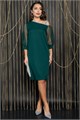 Платье Коктейльная вечеринка (зеленое) П11921 П11921 - фото 448373