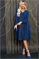 Платье Мари (синее) П11707 П11707 - фото 448460