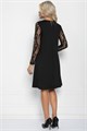Платье Кружевная нежность (черное) П11398 П11398 - фото 448544