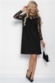 Платье Кружевная нежность (черное) П11398 П11398 - фото 448546