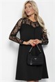Платье Кружевная нежность (черное) П11398 П11398 - фото 448548