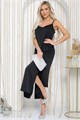 Платье комбинация Мэй (черное) НЬЮ П12214-2 П12214-2 - фото 448721