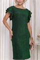 Платье Элиза (изумруд) П12187-36 П12187-36 - фото 448762