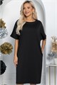Платье Кайла (черное) П11500 П11500 - фото 449021