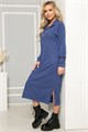 Платье с поясом Харизма (синее) П14351-5М П14351-5М