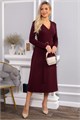 Платье трикотажное Парижанка (бордовое) П14622-10М П14622-10М