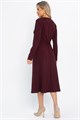 Платье трикотажное Парижанка (бордовое) П14622-10М П14622-10М