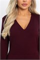 Платье трикотажное Парижанка (бордовое) П14622-10М П14622-10М