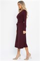 Платье трикотажное Парижанка (бордовое) П14622-10М П14622-10М