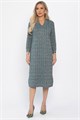 Платье с поясом Лаконичный стиль (мятное) П14518-19М П14518-19М