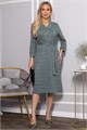 Платье с поясом Лаконичный стиль (мятное) П14518-19М П14518-19М