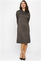 Платье Изящный образ (коричневое) П13749-19М П13749-19М