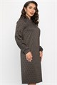 Платье Изящный образ (коричневое) П13749-19М П13749-19М