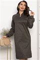 Платье Изящный образ (коричневое) П13749-19М П13749-19М