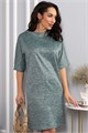 Платье трикотажное Ветта (зеленое) П14599-10М П14599-10М