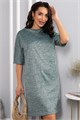 Платье трикотажное Ветта (зеленое) П14599-10М П14599-10М
