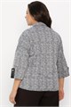 Блуза Лариса (серая) Б14312-18М Б14312-18М