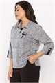 Блуза Лариса (серая) Б14312-18М Б14312-18М