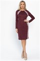 Платье трикотажное Елея (бордовое) П14589-10М П14589-10М