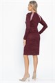 Платье трикотажное Елея (бордовое) П14589-10М П14589-10М