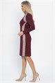 Платье трикотажное Елея (бордовое) П14589-10М П14589-10М