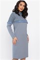 Платье трикотажное Нарина (серое) П14513-10М П14513-10М