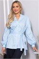 Блуза хлопковая Кристалия (голубая) Б14462-16М Б14462-16М