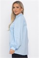 Блуза хлопковая Кристалия (голубая) Б14462-16М Б14462-16М