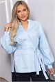 Блуза хлопковая Кристалия (голубая) Б14462-16М Б14462-16М