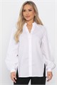 Блуза хлопковая Кристалия (белая) Б14461-16М Б14461-16М