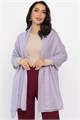 Вязаный палантин (пыльно-сиреневый) ВП01-1М ВП01-1М