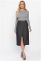 Юбка на запах Селеста (темно-серая) Ю14500-19М Ю14500-19М