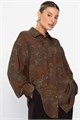 Блуза Тайна очарования (коричневая) Б14433-5М Б14433-5М