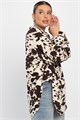 Блуза Тайна очарования (бело-коричневая) Б14432-5М Б14432-5М