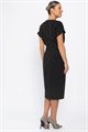 Платье с карманами Утренняя роса (черное) П14371-16М П14371-16М
