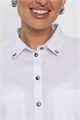 Рубашка с карманами Аристократка (белая) Б14449-10М Б14449-10М