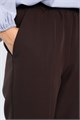 Брюки на резинке Эльда (коричневые) Б14332-9М Б14332-9М