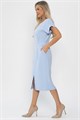 Платье с карманами Утренняя роса (голубое) П14370-16М П14370-16М - фото 450148