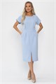 Платье с карманами Утренняя роса (голубое) П14370-16М П14370-16М - фото 450149