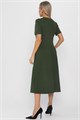 Платье трикотажное Парижанка (зеленое) П14415-10М П14415-10М - фото 450181