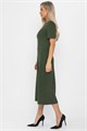 Платье трикотажное Парижанка (зеленое) П14415-10М П14415-10М - фото 450185