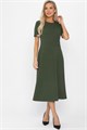 Платье трикотажное Парижанка (зеленое) П14415-10М П14415-10М - фото 450186