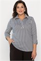 Рубашка в полоску Морячка (бело-синяя) Б14311-18М Б14311-18М