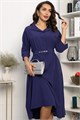 Платье с поясом Доминанта НЬЮ (чернильно-синий) П14343-16М П14343-16М